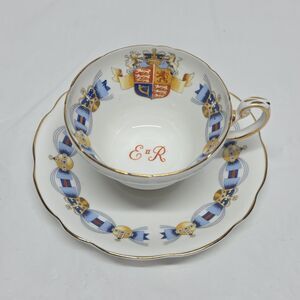 Foley Bone China 'Coronation' Queen Elizabeth II Tea Cup & Saucer June 2nd 1953